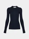 Arch4 Celeste Baby Goat Cashmere Long-sleeved Top Size: M