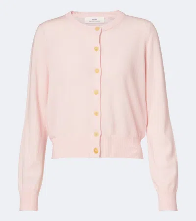 Arch4 Celestina Cashmere Cardigan In Pink