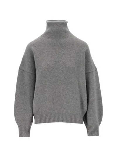 Arch4 Cimmie Roll-neck Sweater In Gray