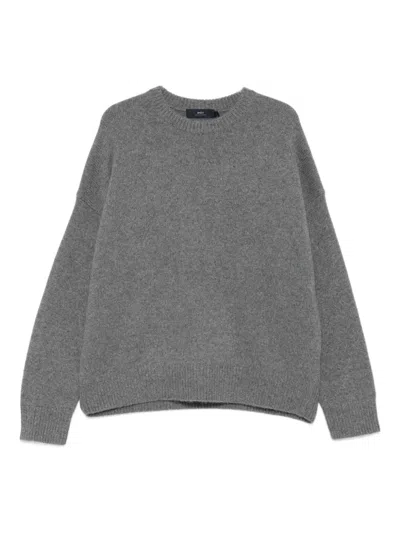 Arch4 Crew-neck Cashmere Sweater In Gray