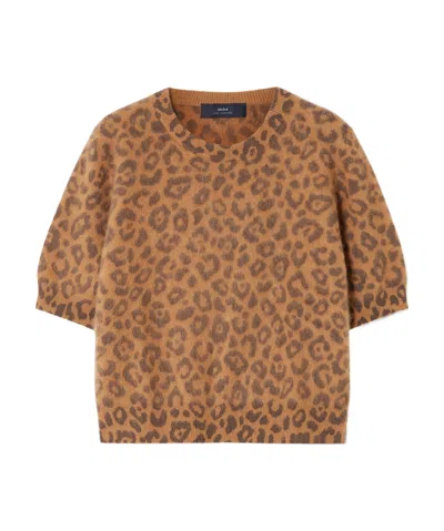 Arch4 Crew Neck Sweater In Brown