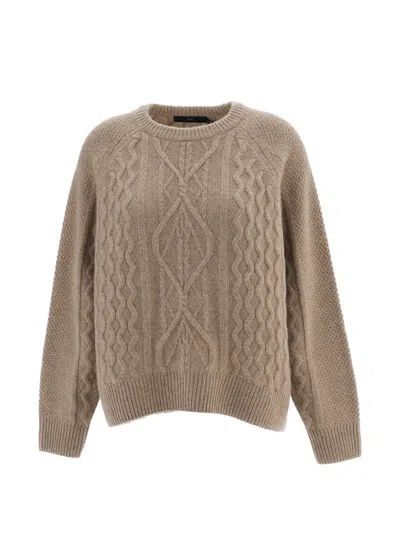 Arch4 Delilah Cable-knit Cashmere Sweater In Neutral