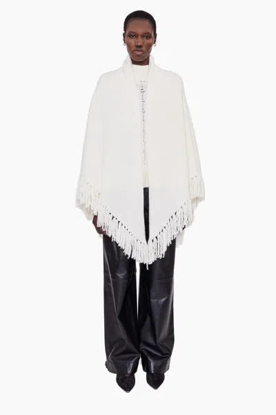 Arch4 Duchess Poncho In White