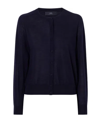 Arch4 Elio Cashmere Cardigan In Blue