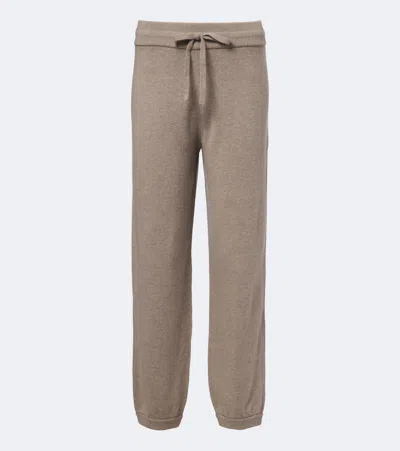 Arch4 Eloise Cashmere Sweatpants In Beige