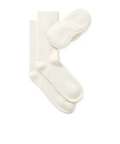 Arch4 Eye Mask And Sock Set In Neutral