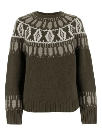 ARCH4 FAIR-ISLE CREW-NECK SWEATER