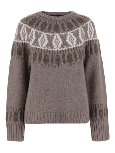 ARCH4 FAIRISLE CREW-NECK SWEATER