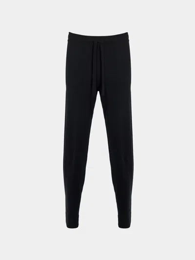 Arch4 Fulham Baby Goat Cashmere Sweatpants Size: L In Black