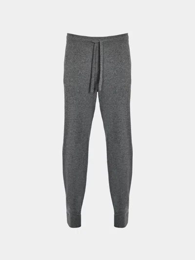 Arch4 Fulham Baby Goat Cashmere Sweatpants Size: Xl In Gray