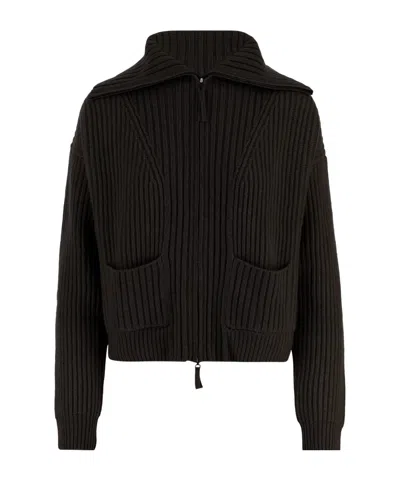 Arch4 Full-zip Knit Top In Multi