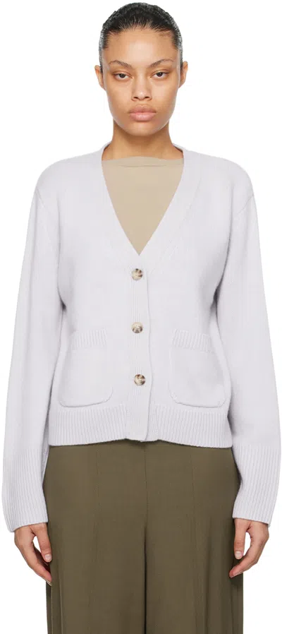 Arch4 Gray Janelle Cardigan In Snow Melt