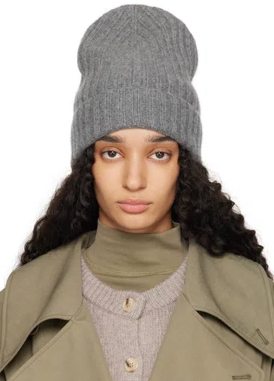 Arch4 Gray Megan Beanie In Granite Marl