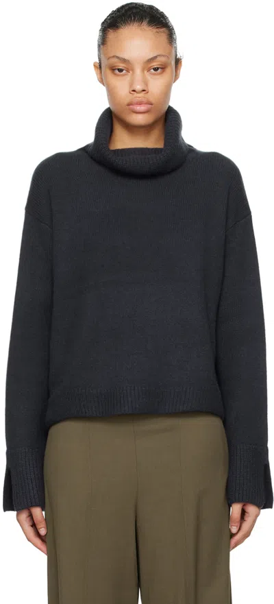 Arch4 Gray Parson's Cashmere Turtleneck In Gravity Grey