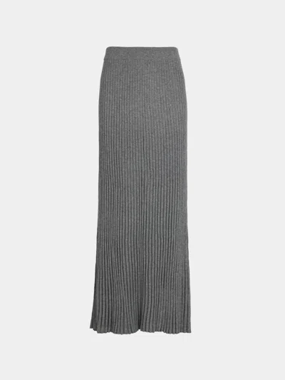 Arch4 Isla Baby Goat Cashmere Long Skirt Size: M