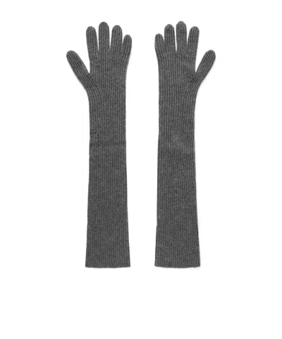 Arch4 Jessie Ribbed Cashmere Gloves In Gray