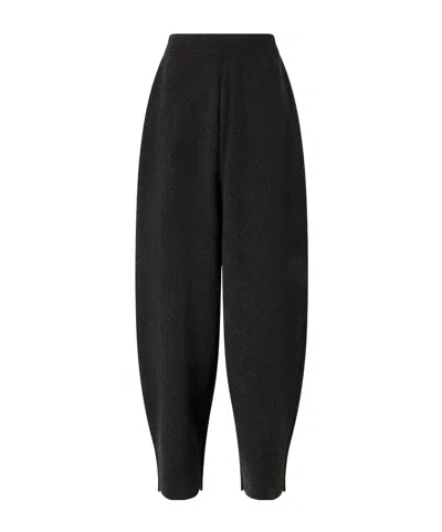 Arch4 Hayden Milano Knitted Cashmere Tapered Pants In Black