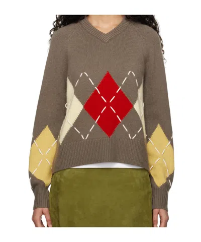 Arch4 Brown Sloane Sweater In Shiitake