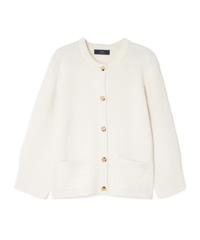 Arch4 Belvedere Organic Cashmere Cardigan In Neutral