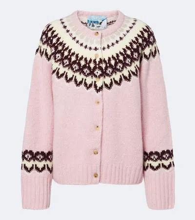 Arch4 Loze Fair Isle Cashmere Cardigan In Multicoloured