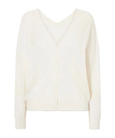 Arch4 Marisol Cashmere Cardigan In White
