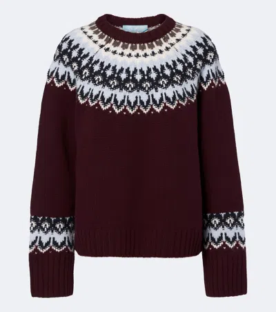 Arch4 Moriond Fair Isle Cashmere Sweater In Multicoloured