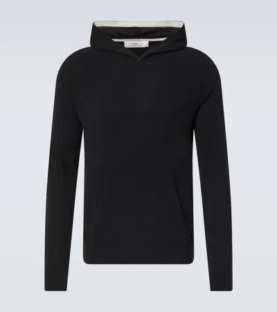 Arch4 Mr Balham Cashmere Hoodie In Black