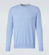 Arch4 Mr Carlos Place Cashmere Sweater In Blue