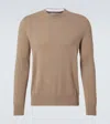 Arch4 Mr Carlos Place Cashmere Sweater In Desert Taupe