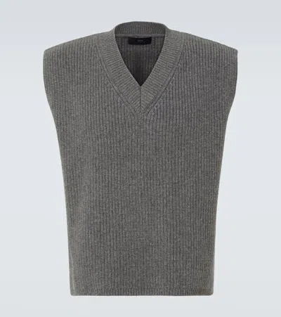 Arch4 Mr South Bank Cashmere Sweater In Granite Marl