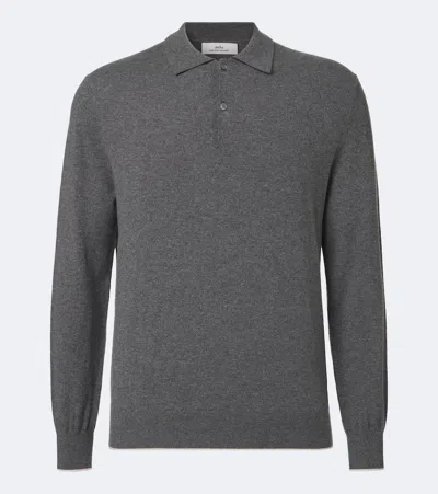 Arch4 Mr Swansea Cashmere Polo Sweater In Gray
