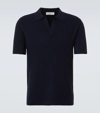 Arch4 Mr Timo Cashmere Polo Sweater In Navy