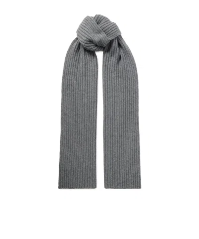 Arch4 Nancy Ribbed Cashmere Scarf In Gray