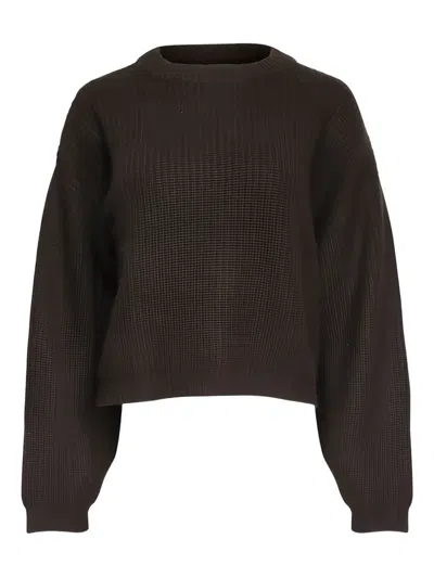 Arch4 New Eaton Ribbed-knit Sweater In Brown