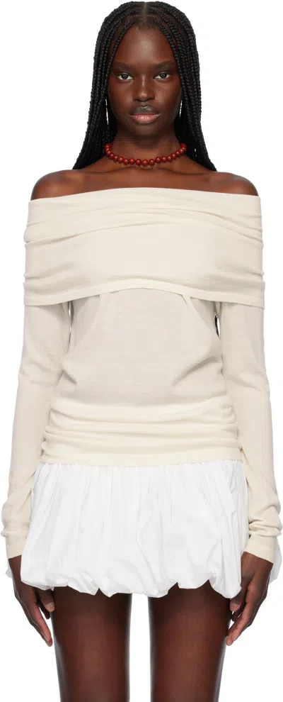 Arch4 Off-white Lori Sweater In Ivory
