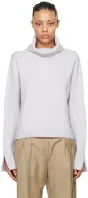 Arch4 Off-white Parson's Cashmere Turtleneck In Snow Melt