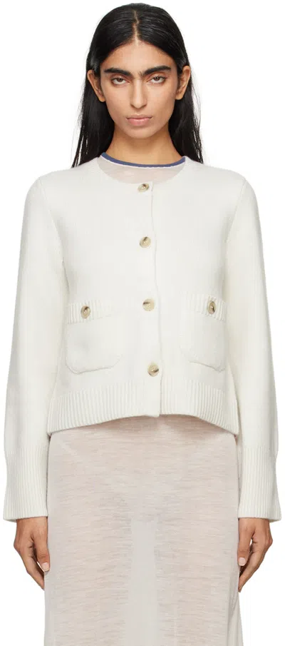 Arch4 Off-white Rosanna Cardigan In Ivory