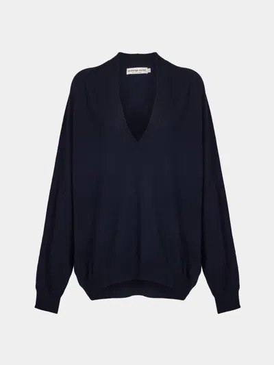 Arch4 Oona Baby Goat Cashmere V-neck Jumper Size: L
