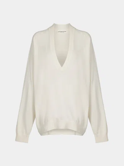 Arch4 Oona Baby Goat Cashmere V-neck Jumper Size: S