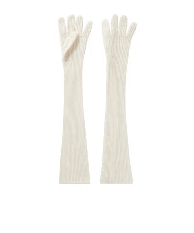 Arch4 Jessie Ribbed Cashmere Gloves In Ivory