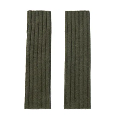 Arch4 Ribbed Cashmere Wristband In Green
