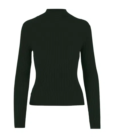 Arch4 Ribbed Knit Top In Black