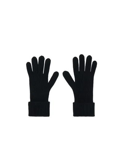 Arch4 Rolled Hem Gloves In Black