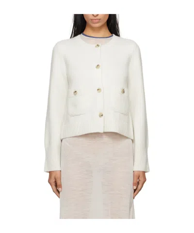 Arch4 Rosanna Knitted Cardigan In White