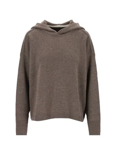Arch4 Sarah Cashmere Hoodie In Brown