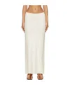 Arch4 Off-white Parker Maxi Skirt In White