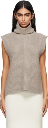 Arch4 Taupe Emily Vest In Storm Quartz