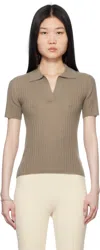 Arch4 Taupe Jennifer Polo In Desert Taupe