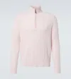 Arch4 Thames Cashmere Half-zip Sweater In Pink