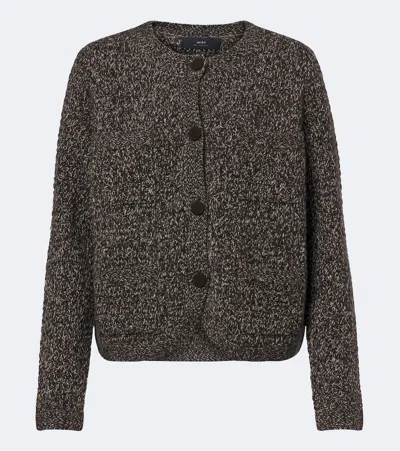 Arch4 Tulip Cashmere Cardigan In Brown